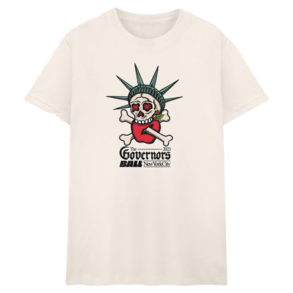 Liberty Skull Lineup Tee