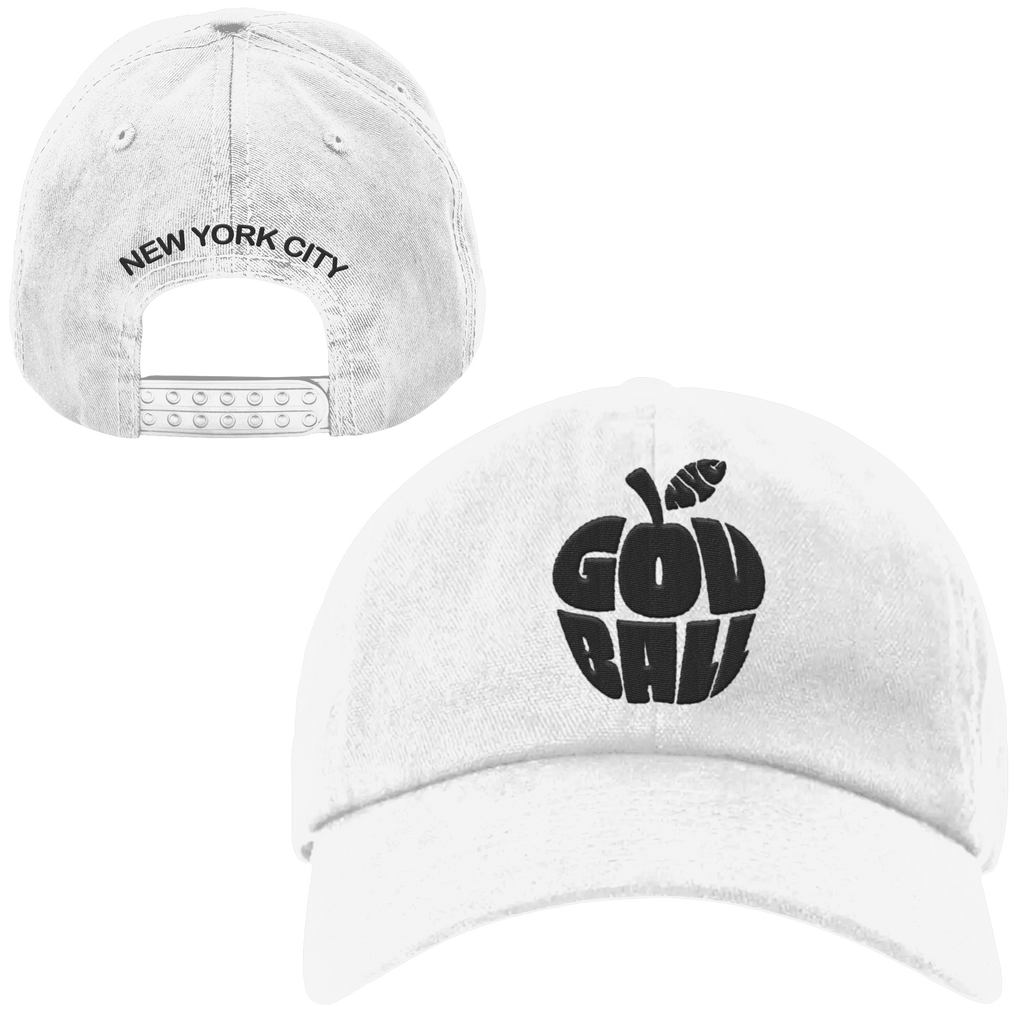 White Apple Dad Hat