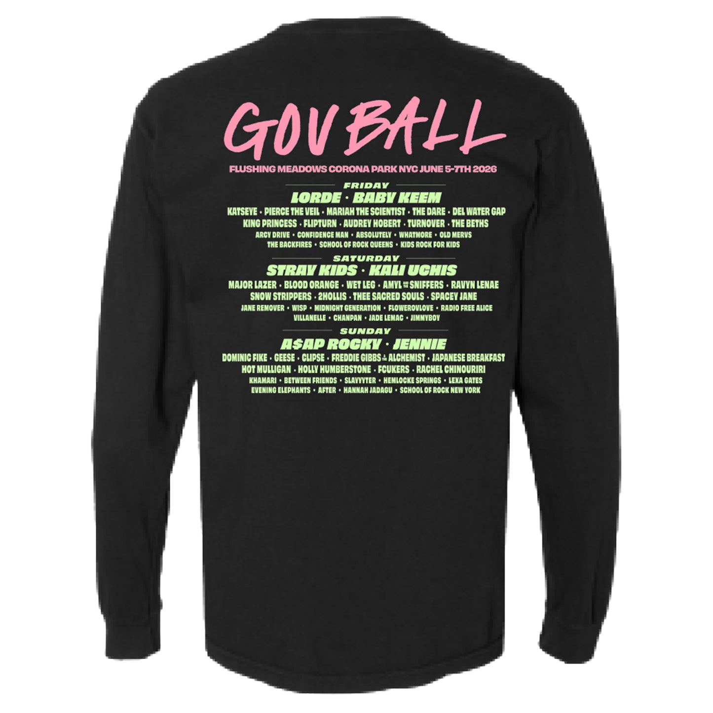 Lady Liberty Longsleeve Lineup Tee