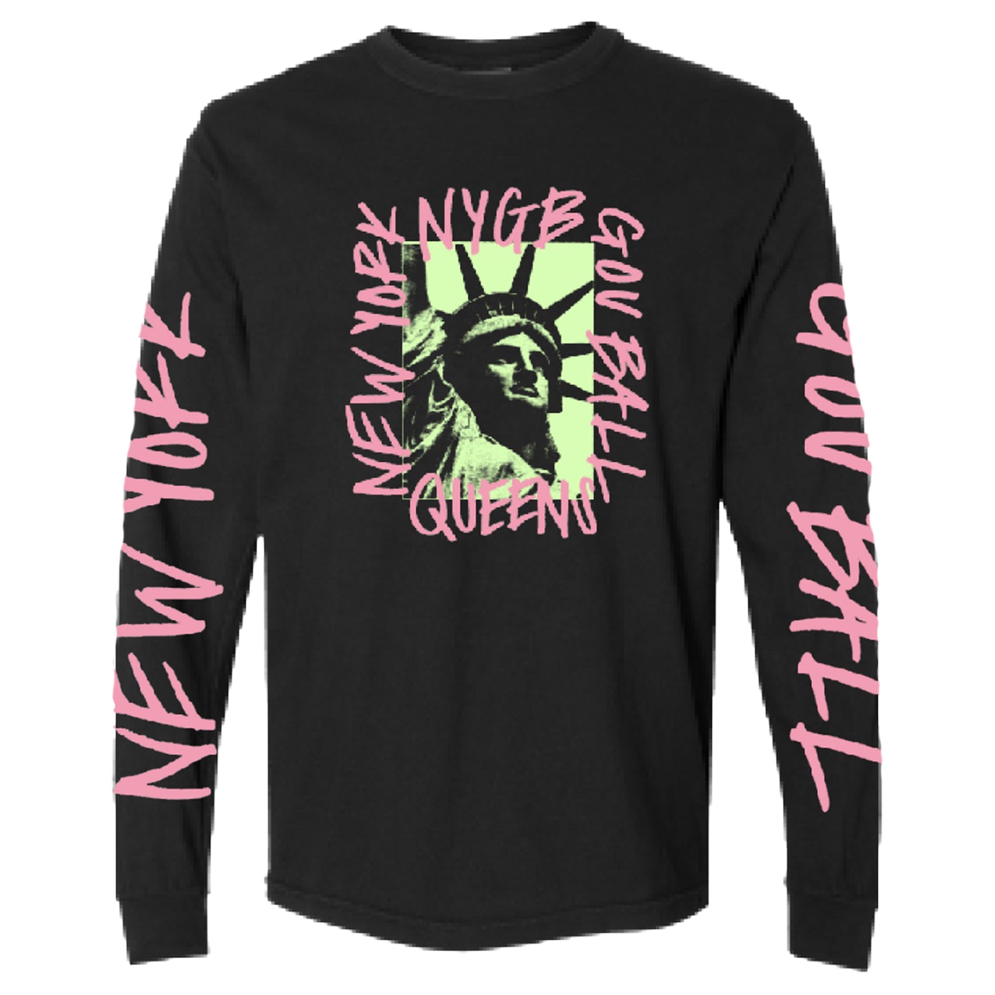Lady Liberty Longsleeve Lineup Tee