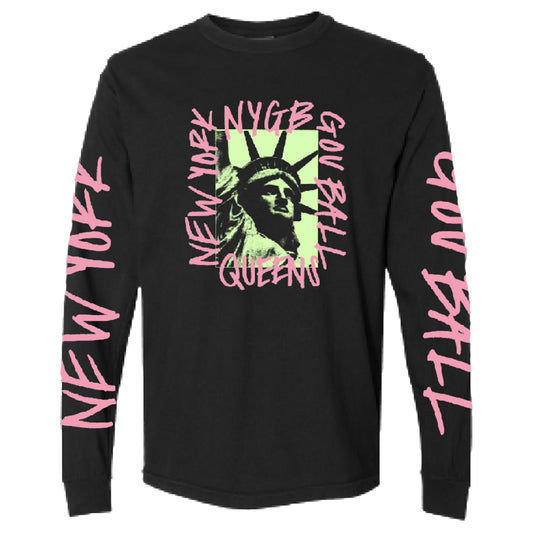 Lady Liberty Longsleeve Lineup Tee