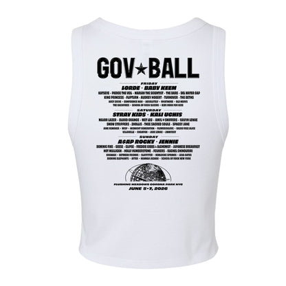 Women's Keychain Lineup Crop Tank