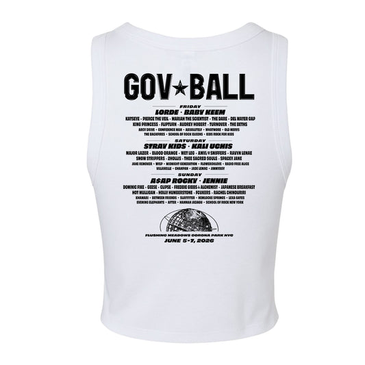 Women's Keychain Lineup Crop Tank