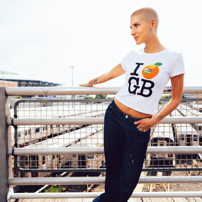 Women's I Love GB Baby Tee